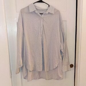 Aerie Cream Button Down Shirt